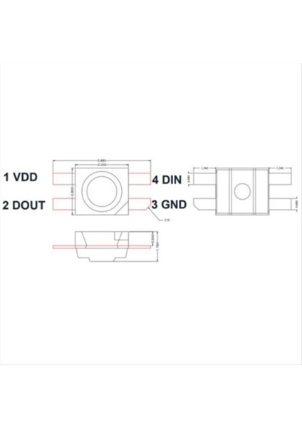 600PCS SK6812 Mini-E Rgb (Benzer WS2812B) SK6812 3228 Smd Piksel LED Çip Ayrı Ayrı Adreslenebilir Tam Renk Dc 5V (Yurt Dışından) indirimleri