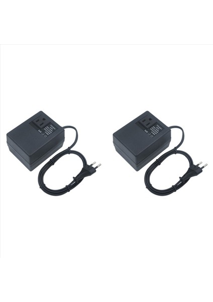 2x 300W Voltaj Dönüştürücü Transformatör 220V - 110V Adım Aşağı Seyahat Voltaj Transformatör Dönüştürücü Ab Fişi (Yurt Dışından)