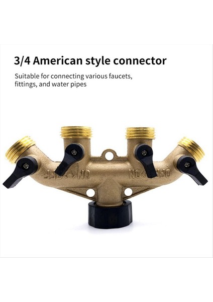 Bahçe Hortumu Dispenser Musluk Konnektörü Dağıtıcı Açık Musluk Bahçe Musluğu Amerikan (Yurt Dışından) fırsatları