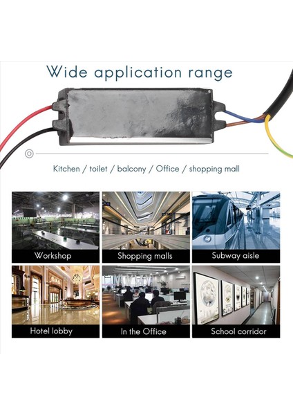 8x 30W LED Sürücü Sabit Akım Sürücü Güç Kaynağı Transformatörü Su Geçirmez (Yurt Dışından) fırsatları