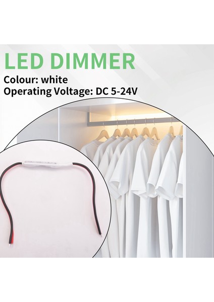 LED Şeritler Için 3x LED Dimmer 12A 12V-24V Monokrom Denetleyicisi (Yurt Dışından) fırsatları