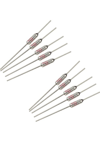 10 Adet Devre Kesildi Tf 185 Celsius 250V 10A Sıcaklık Termal Sigortaları (Yurt Dışından)