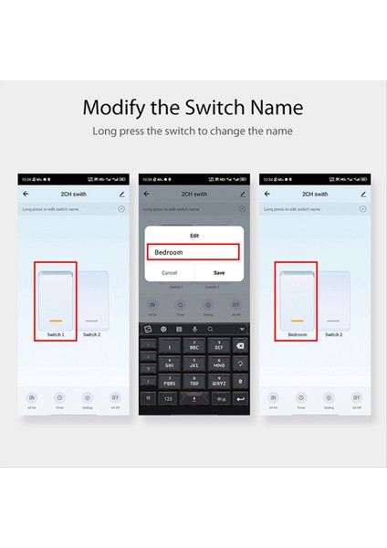 Wifi Smart 1/2 Yolu Işık LED Dimmer Anahtar Modülü Akıllı Yaşam/tuya Uygulaması Uzaktan Kumanda Anahtar Modülü Ev Için (Yurt Dışından)