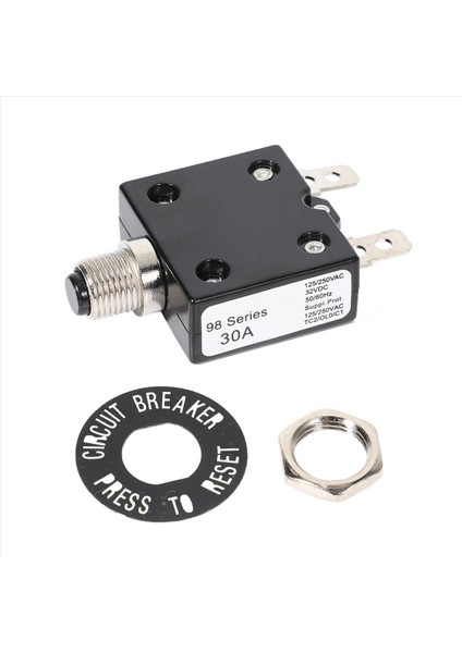 2x 30A 125/250VAC 50VDC Devre Termal Kesici Jeneratör Için Termal Koruyucu (Yurt Dışından) fiyatları