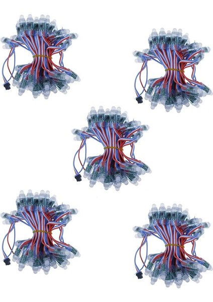250PCS 4m/6 5 Metre DC5V WS2811 Tam Renkli LED Piksel Işık Modülü 12MM 15CM Kablolar IP68 Su Geçirmez Rgb Dijital LED Dizeleri (Yurt Dışından)