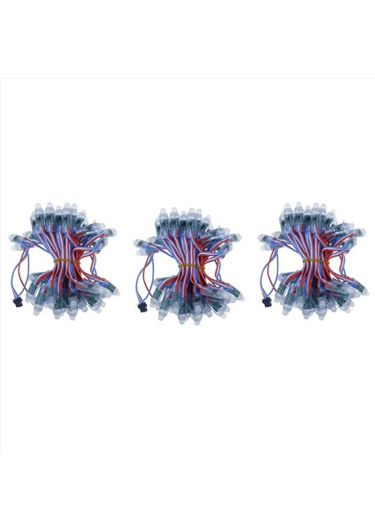 100PCS 4m/6 5 Metre DC5V WS2811 Tam Renkli LED Piksel Işık Modülü 12MM 15CM Kablolar IP68 Su Geçirmez Rgb Dijital LED Dizeleri (Yurt Dışından)