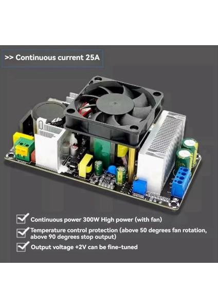 Sıcaklık Kontrol Koruması Ayarlanabilir Modül AC170-260V-DC12V25A B ile 300W Yüksek Güç Anahtarlama Güç Kartı (Yurt Dışından) fiyatları