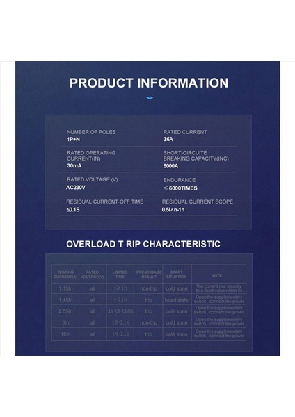 2x Tomzn 18MM 230V Rcbo 1p+N 6ka Konut Muhteşem Dışlık Dışlı Otomatik Devre Kırıcı 20A (Yurt Dışından) modelleri