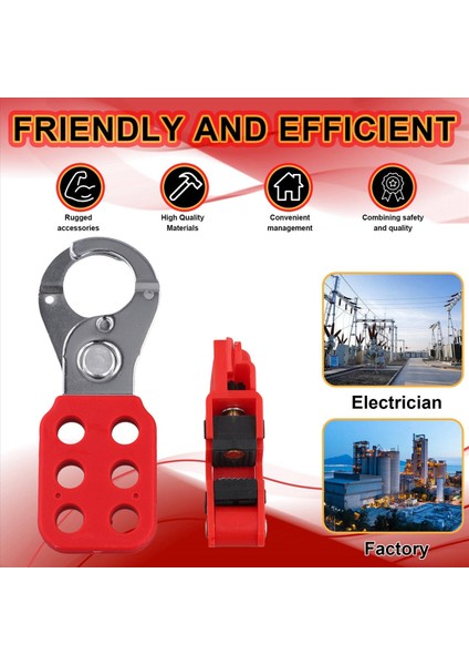 Devre Breaker Lockout Standart Single ve Çift Geçişler Için Tagout Breaker Kutusu Kilidi 1 Inç Çene Çelik Kilitleme Hasp (Yurt Dışından) fırsatları