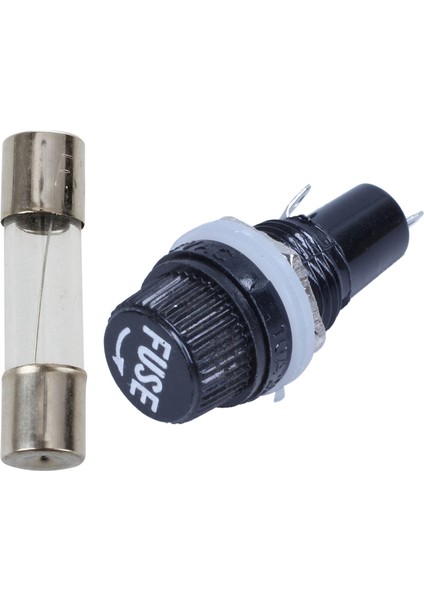 30 Pcs Elektrik Bileşenleri Cam Tüp Sigortası 250V 5A ve 1x 12MM Iplik Kaynak Paneli Montaj Sigortaları Tutucu Soketi (Yurt Dışından)