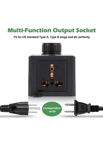 Ac Motor Hız Denetleyicisi Ac 100V-120V &amp 15A Max Aşırı Yük Koruma Anahtarı ve Voltaj LED Ekran Abd Fişi ile (Yurt Dışından) indirimleri