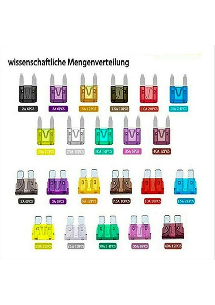 300PCS Araba Bıçağı Sigorta Çiftlik Kiti Otomobil Kamyonu Otomotiv Orta Küçük Sigorta Karışık Motosiklet Devre Sigorta Kutu (Yurt Dışından) modelleri