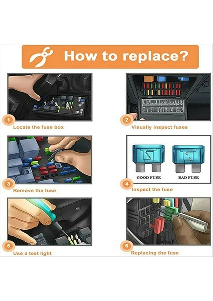 300PCS Araba Bıçağı Sigorta Çiftlik Kiti Otomobil Kamyonu Otomotiv Orta Küçük Sigorta Karışık Motosiklet Devre Sigorta Kutu (Yurt Dışından) fırsatları