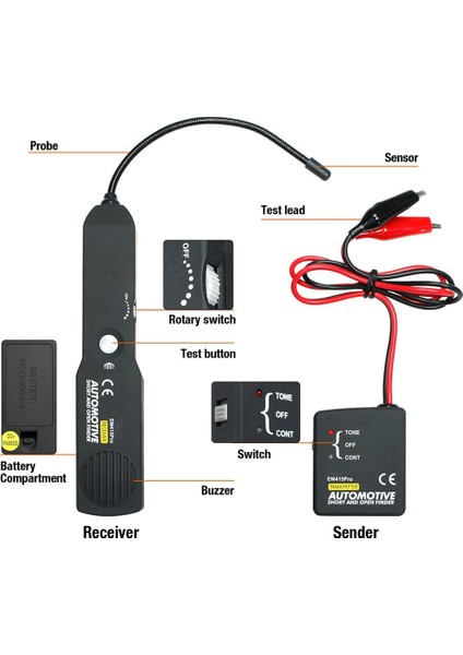 Otomotiv Tel Kısa Açık Bulucu Devre Dedektörü Güç Kablo Test Cihaz EM415PRO Scanner Teşhis Aracı Tekne Için (Yurt Dışından) modelleri