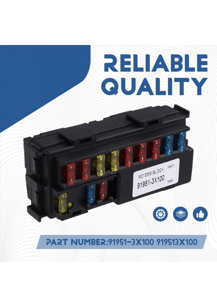 Motor Küçük Sigorta Kutusu Röle Modülü 91951-3X100 919513X100 Hyundai Kia Elantra 2014-2016 (Yurt Dışından) indirimleri