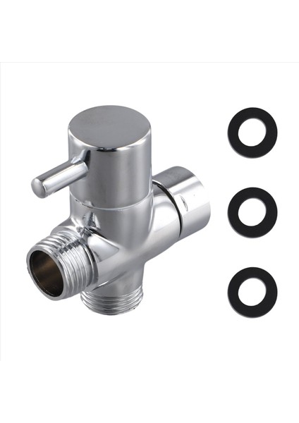 Pirinç Metal Duş Kolu Sapma Valfi 3 Yollu Su Ayırıcı 20MM Duş Tee Adaptörü El Tipi Duş Başlığı (Yurt Dışından)