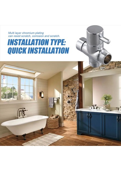 Pirinç Metal Duş Kolu Sapma Valfi 3 Yollu Su Ayırıcı 20MM Duş Tee Adaptörü El Tipi Duş Başlığı (Yurt Dışından) indirimleri