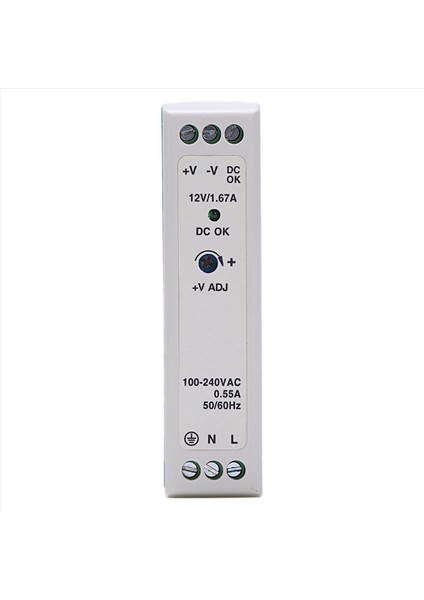 5x Mdr-20 12V 20W Dın Demiryolu Güç Kaynağı Ac-Dc Sürücü Voltaj Regülatör Güç Suply 110V 220V (Yurt Dışından) modelleri