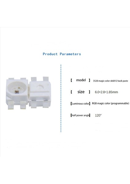 400PCS SK6812 Mini-E Rgb (Benzer WS2812B) SK6812 3228 Smd Piksel LED Çip Ayrı Ayrı Adreslenebilir Tam Renk Dc 5V (Yurt Dışından) modelleri