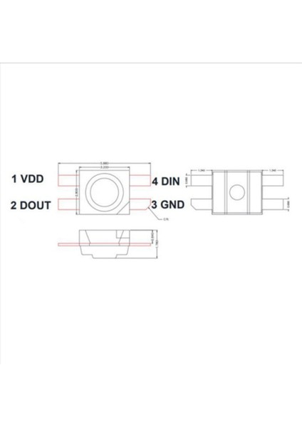400PCS SK6812 Mini-E Rgb (Benzer WS2812B) SK6812 3228 Smd Piksel LED Çip Ayrı Ayrı Adreslenebilir Tam Renk Dc 5V (Yurt Dışından) fırsatları