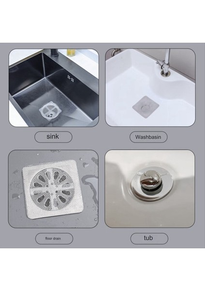 50PCS Zemin Tahliye Çıkartması Tek Kullanımlık Duş Drenaj Saç Catners Tek Kullanımlık Zemin Tahliye Etiketi Tek Kullanımlık Tahliye Kapakları (Yurt Dışından) fiyatları