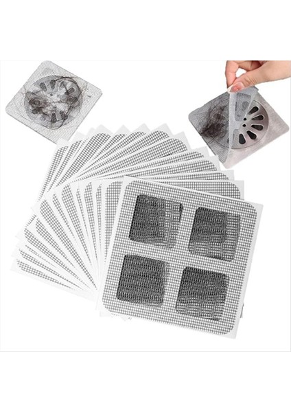 50PCS Zemin Tahliye Çıkartması Tek Kullanımlık Duş Drenaj Saç Catners Tek Kullanımlık Zemin Tahliye Etiketi Tek Kullanımlık Tahliye Kapakları (Yurt Dışından) fırsatları