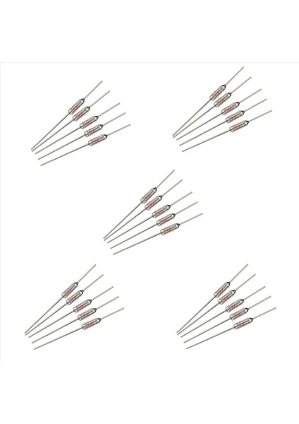 25 Pcs Devre Kesildi Tf 185 Celsius 250V 10A Sıcaklık Termal Sigortalar (Yurt Dışından)