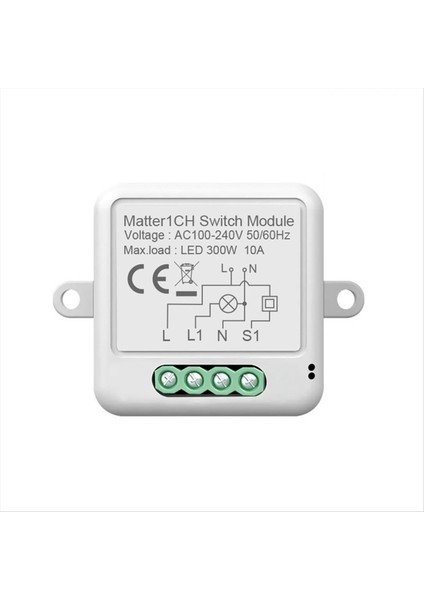 Matter Wifi Smart Switch 10A Akıllı Ev Otomasyonu Röle Modülü Tuya Akıllı Yaşam Homekit Alexa Google Home Için Çalışıyor (Yurt Dışından) modelleri