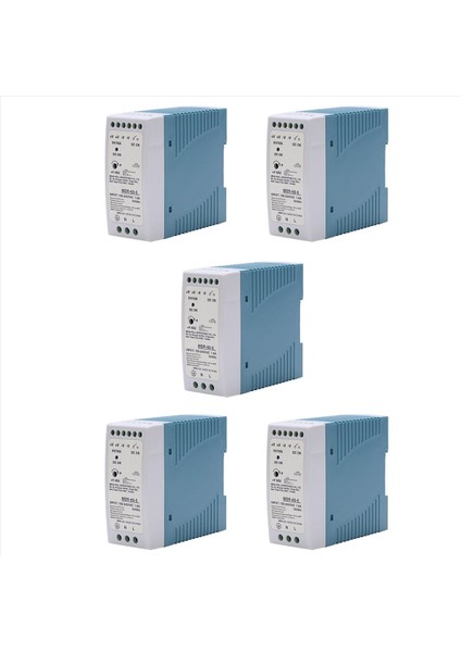 5x Mdr-60 5V 60W Dın Demiryolu Güç Kaynağı Ac-Dc Sürücü Voltaj Regülatör Güç Suply 110V 220V (Yurt Dışından)