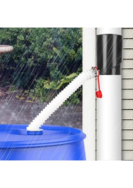 Yağmur Suyu Toplama Kiti Uv Dayanıklı Hava Durumu Geçirmez Yağmur Namlu Dirive Kiti Taşınabilir Yağmur Fıçıları Yağmur Suyunu Toplamak Için (Yurt Dışından)