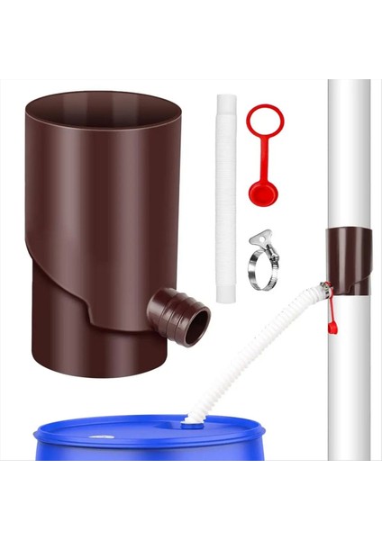 Yağmur Suyu Toplama Kiti Uv Dayanıklı Hava Durumu Geçirmez Yağmur Namlu Dirive Kiti Taşınabilir Yağmur Fıçıları Yağmur Suyunu Toplamak Için (Yurt Dışından) fırsatları