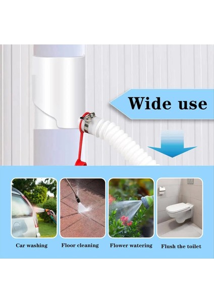 Yağmur Suyu Toplama Kiti Uv Dayanıklı Hava Durumu Geçirmez Yağmur Namlu Dirive Kiti Taşınabilir Yağmur Fıçıları Yağmur Suyunu Toplamak Için (Yurt Dışından) indirimleri