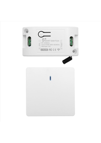 Kablosuz Akıllı Işık Anahtarı Rf 433MHZ Aydınlatma Kontrolü Akıllı Anahtar Ac 90-250V 10A Modülü (1 W ve 1 C) (Yurt Dışından) fiyatları