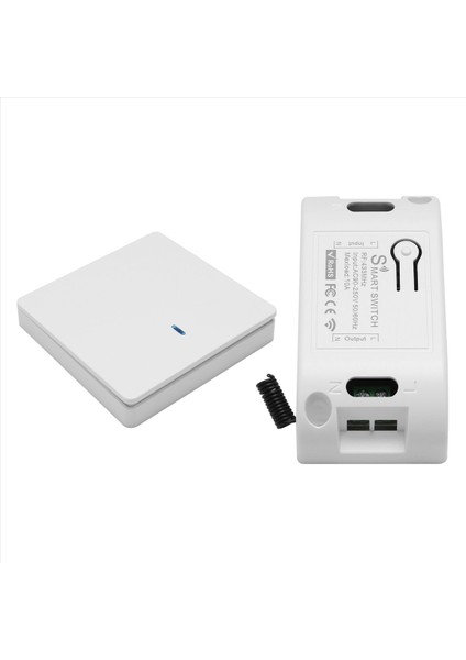Kablosuz Akıllı Işık Anahtarı Rf 433MHZ Aydınlatma Kontrolü Akıllı Anahtar Ac 90-250V 10A Modülü (1 W ve 1 C) (Yurt Dışından) modelleri