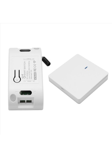 Kablosuz Akıllı Işık Anahtarı Rf 433MHZ Aydınlatma Kontrolü Akıllı Anahtar Ac 90-250V 10A Modülü (1 W ve 1 C) (Yurt Dışından) fırsatları