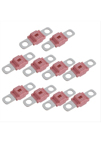 Amı/mıdı Sigorta 125A Yüksek Akım Sigorta Cıvatası-On Sigorta Otomobil Kamyon Inşaat Araçları Otobüsler Karavanlar Için 125 Amp 10 Pc (Yurt Dışından)