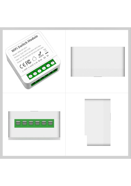 3 Yolu Açma/kapama Anahtarı Graffiti Akıllı Wifi Smart 3-Yollu Açık/kapama Anahtarı Mini Gizli Kutu Anahtarı (Yurt Dışından) fiyatları