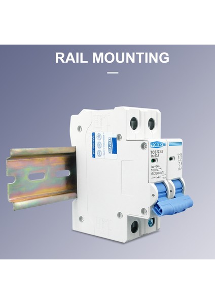 Tomzn 2p Dc 1000V Güneş Mini Devre Kesici Dc Mcb Pv Sistemi Için Devre Kesici 63A (Yurt Dışından) fiyatları
