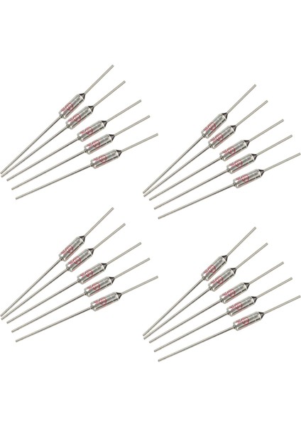 20 Adet Devre Kesildi Tf 185 Celsius 250V 10A Sıcaklık Termal Sigortalar (Yurt Dışından)