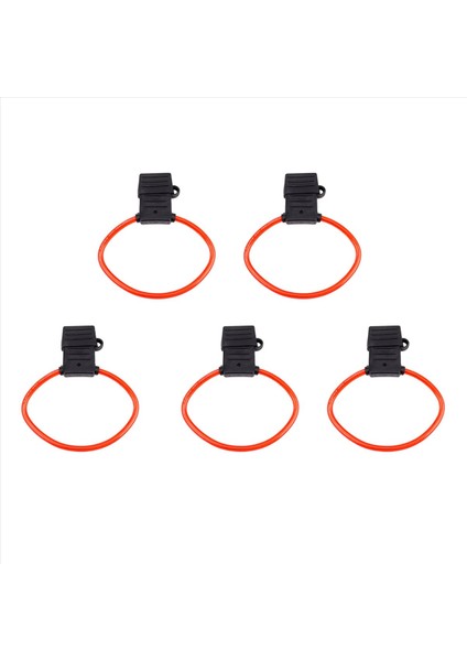 5x 8 Awg Gauge Maxi Blade Sigorta Tutucu Satır Içi Tel 12-24V Volt Su Geçirmez + 40A Sigorta (Yurt Dışından)