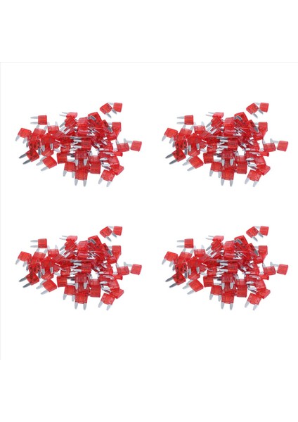 240PCS 10A 10A Auto Mini Bıçak Araba Için Kırmızı Sigortalar (Yurt Dışından)