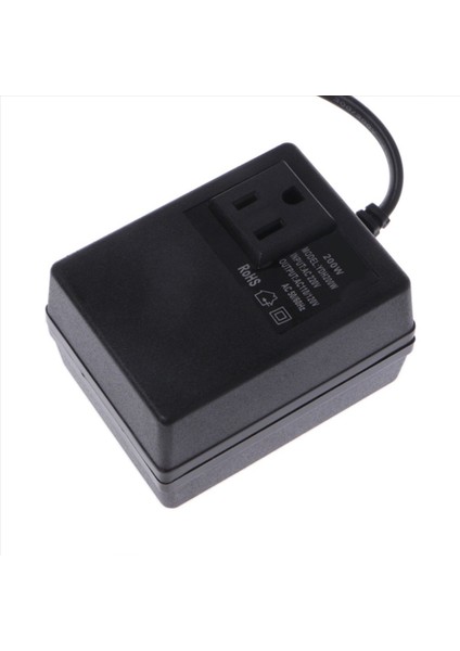 2x 200W Ac 220V Ila 110V Transformatörü Azaltma Seyahat Gücü Eu Fiş Adaptörü (Yurt Dışından) fiyatları