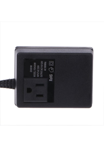 2x 200W Ac 220V Ila 110V Transformatörü Azaltma Seyahat Gücü Eu Fiş Adaptörü (Yurt Dışından) modelleri
