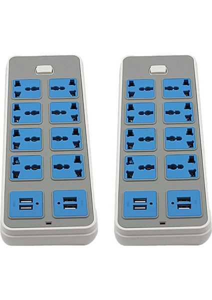 4 USB ve 8 Outlet Ports ile 2x Güç Şeridi Surge Koruyucusu 6 5 Feet Uzatma Kablosu 3000W 10A Home Dorm-Abd Fişi Için (Yurt Dışından)