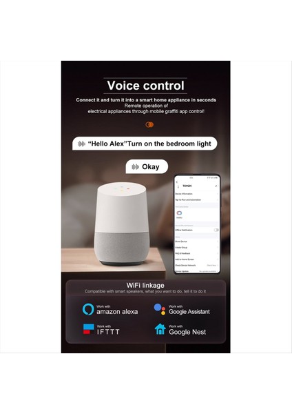 Tomzn 63A 1p+N Wifi Akıllı Anahtar Enerji Ölçer Zamanlayıcı Rölesi Mcb Tuya Akıllı Yaşam Voltajı Akım Koruması TOB9-63M Ölçüm (Yurt Dışından)