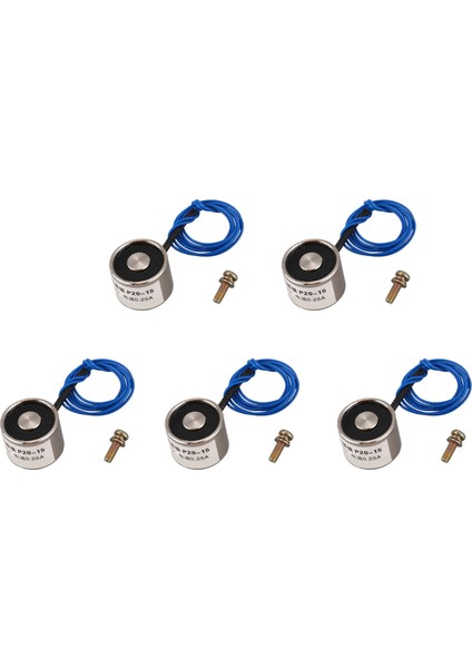 5x Emik Elektrikli Kaldırma Mıknatısı Elektromanyet 12VDC 2 5kg 5 5lb 20X15MM (Yurt Dışından)