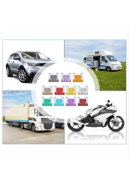 120 Mikro-Füzler Ince Mikro-Fok Kiti Araba/rv/kamyon/motor Mikro-Fok Kombinasyon Kiti 2AMP -40A (Yurt Dışından) modelleri