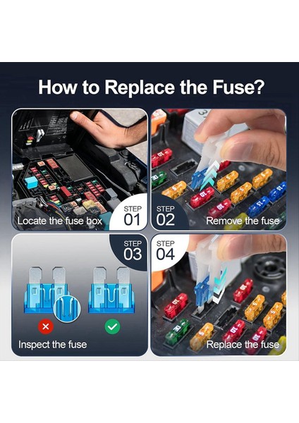 120 Mikro-Füzler Ince Mikro-Fok Kiti Araba/rv/kamyon/motor Mikro-Fok Kombinasyon Kiti 2AMP -40A (Yurt Dışından) fırsatları