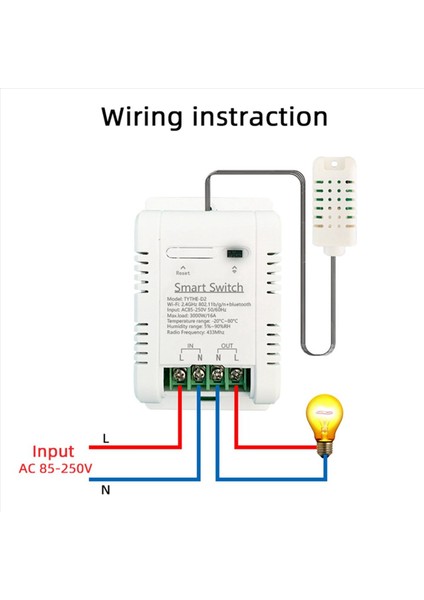 Güç Tüketimi Izleme Sıcaklığı ve Nem Izleme ile 2x Wifi Th-16 Switch Tura Kablosuz Kontrol (Yurt Dışından) fırsatları