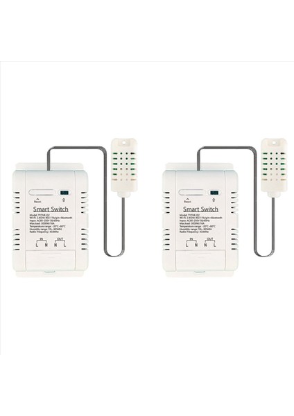Güç Tüketimi Izleme Sıcaklığı ve Nem Izleme ile 2x Wifi Th-16 Switch Tura Kablosuz Kontrol (Yurt Dışından) indirimleri